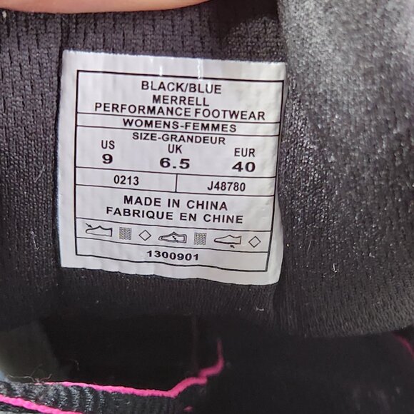 Merrell Womens Vapor Glove Minimalist Barefoot Vibram Black Running Shoes Size 9 - Picture 9 of 9